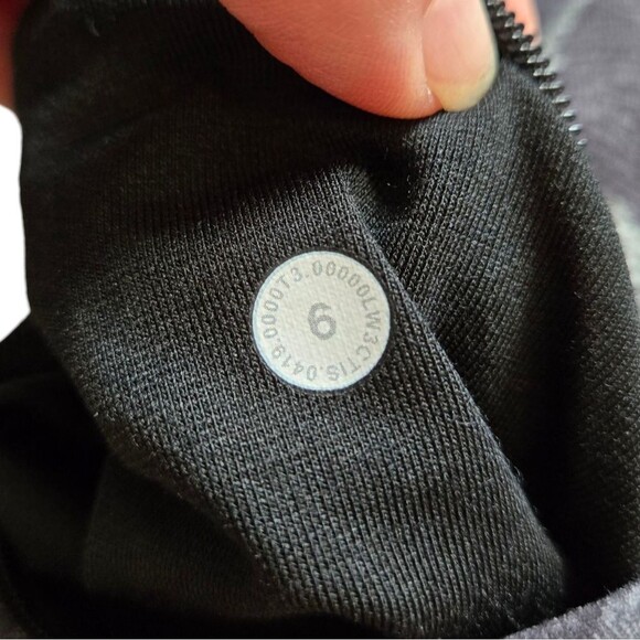 Lululemon Warm Stabilizer 1/2 Zip Hoodie - Incognito Camo HTR Black - Picture 13 of 14